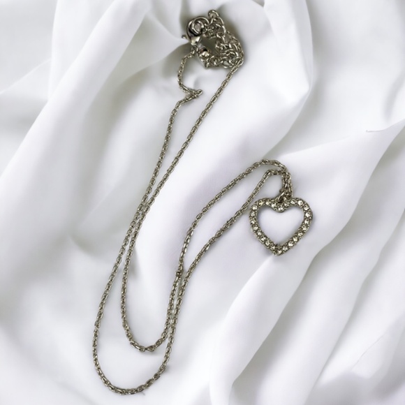 Swarovski Pave Heart Necklace - Picture 3 of 3